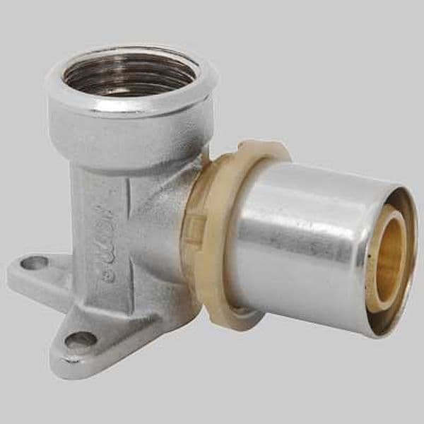 Raccordo Curvo Femmina con Flangia a Pressare 16 x 1/2 Icma - 2