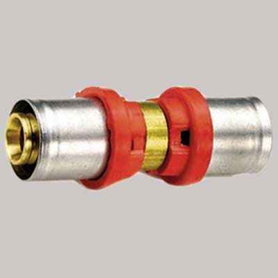 Raccordo Diritto Doppio a Pressare Tiemme 14 x 14 - 2