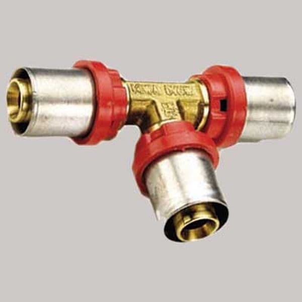 Raccordo Tee a Pressare Tiemme 16 x 16 x 16 - 2