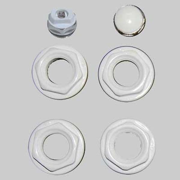 Kit Universale per Radiatori Tubolari Acciaio 11/4 x 3/8 Made in Italy - 2