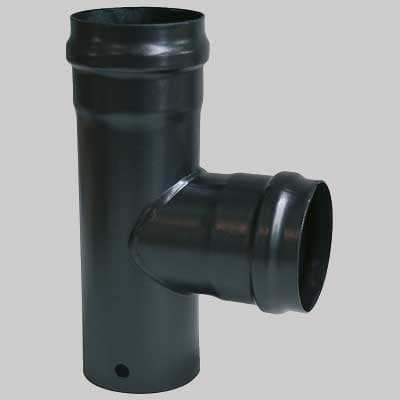 Raccordo Tee Nero Ff Dm 80 Made in Italy - 2