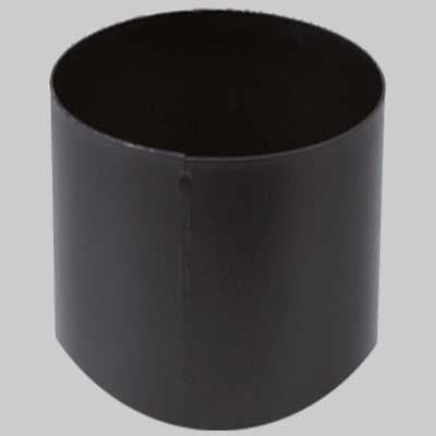 Rosone di Finitura Nero Opaco Ø 150 Made in Italy - 2