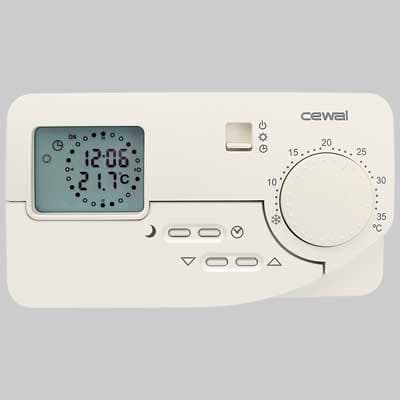 Cronotermostato con Display Life Premium Cewal Programmazione Giornaliera - 2
