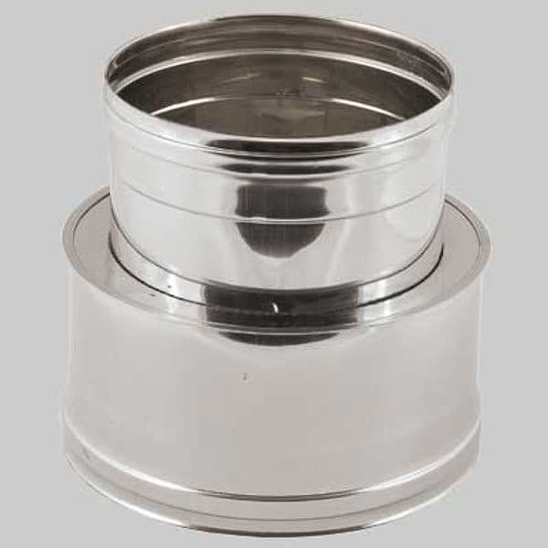 Raccordo da Doppia Parete a Mono Parete 150 200 150 Made in Italy - 2