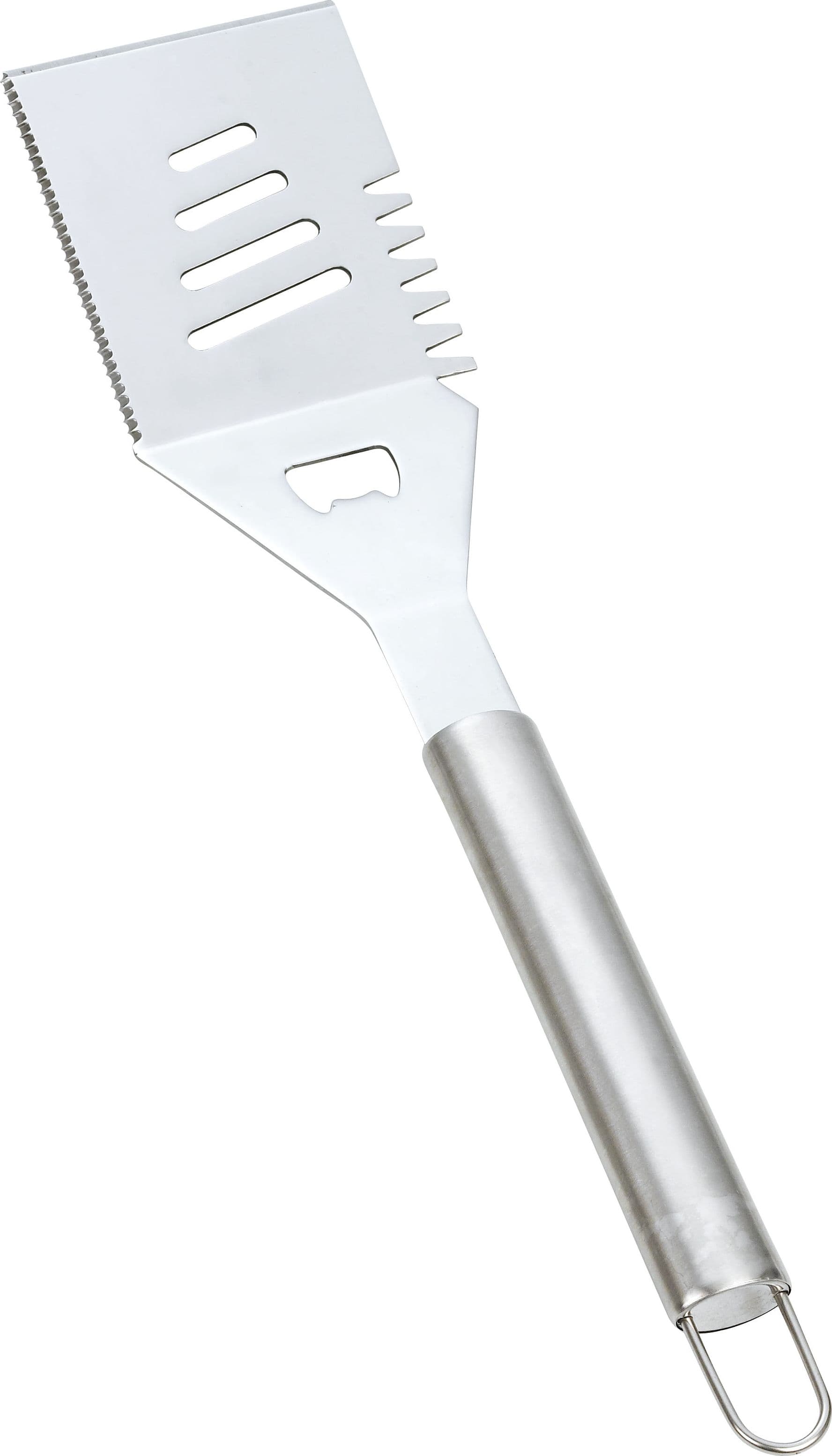 Texas Spatola Stretta INOX per Barbecue Satinato i Giardini del Re 6 Pezzi