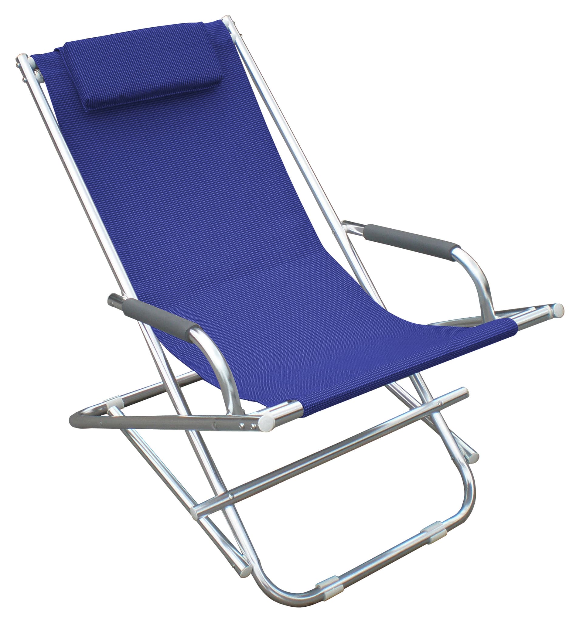 SEDIA SDRAIO PLAYA IN ALLUMINIO BLU- 2,0 pz - 2