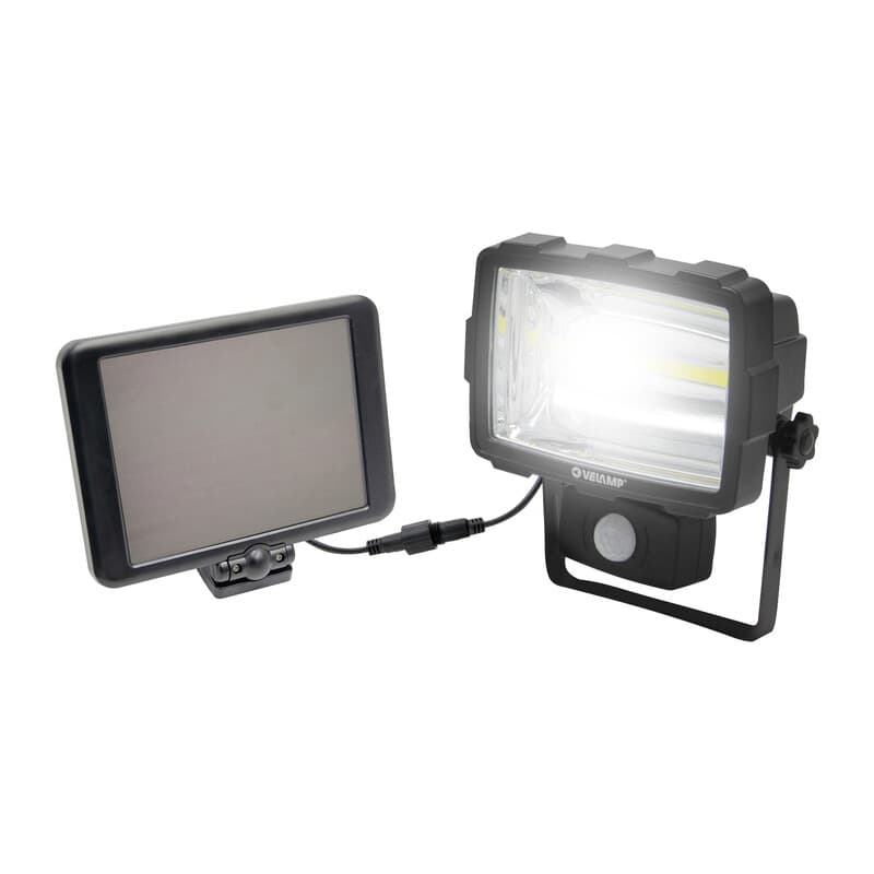 PROIETTORE LED 10W 1600LM C/SENS A CARICA SOLARE- 1,0 pz - 2