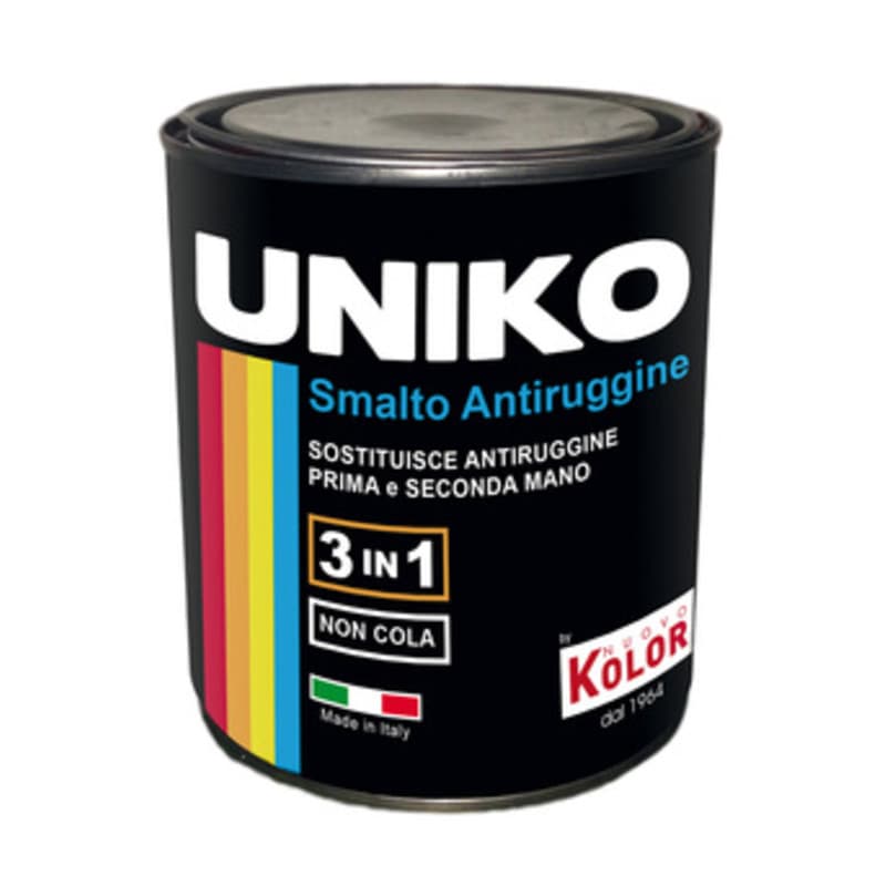 SMALTO UNIKO 0,750 L NERO OPACO- 1,0 pz - 2