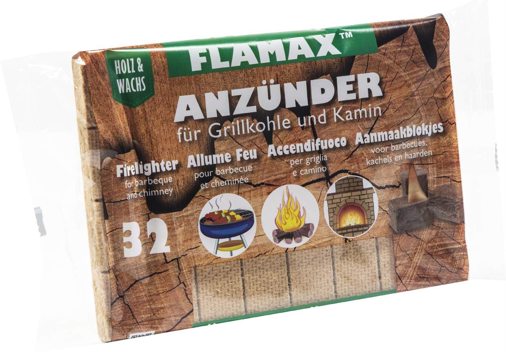 ACCENDIFUOCO  32 CUBI ECOLOGICO FLAMMAT- CARL WARRLICH GMBH- 12,0 pz - 2