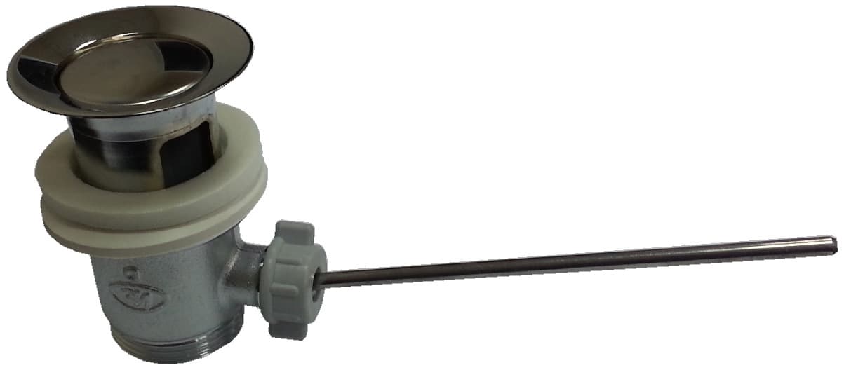 Piletta con Saltarello Lavabo Bidet Ø 1 Ottone Cr 3 Pezzi - 2