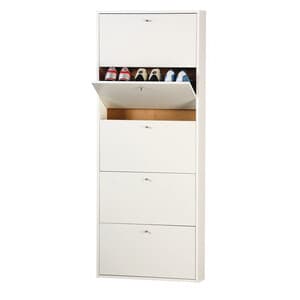 Kit Scarpiera 5 Ribalte 65 x 15 x 164 Bianco 1307 Composad - 2