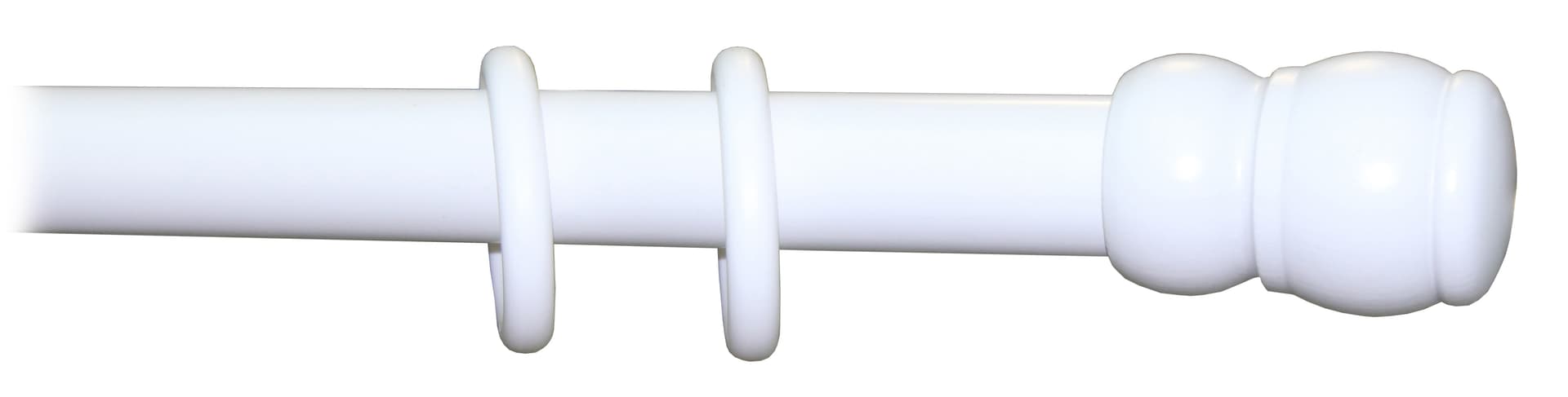 BASTONE LEGNO A STRAPPO D 35 BIANCO 180CM S/SUPP.- 1,0 pz - 2