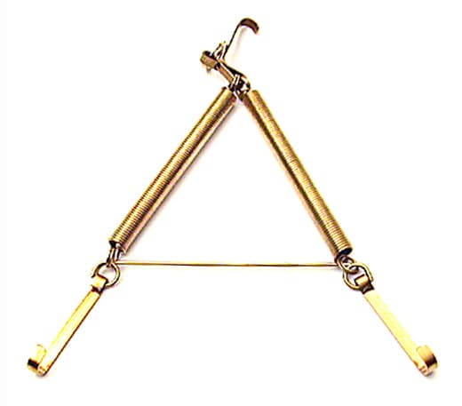 APPENDIPIATTI A MOLLA OTTONATO N. 2 16X25 CM- DIESSE- 10,0 pz - 2