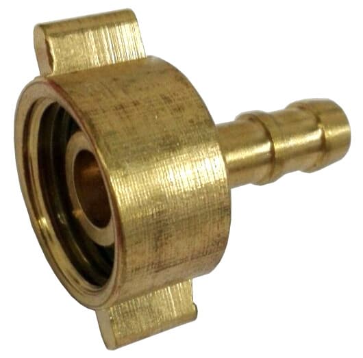 GIRELLO C/PORTAGOMMA OTTONE 1/4 X 8 MM.*- 10,0 pz - 2