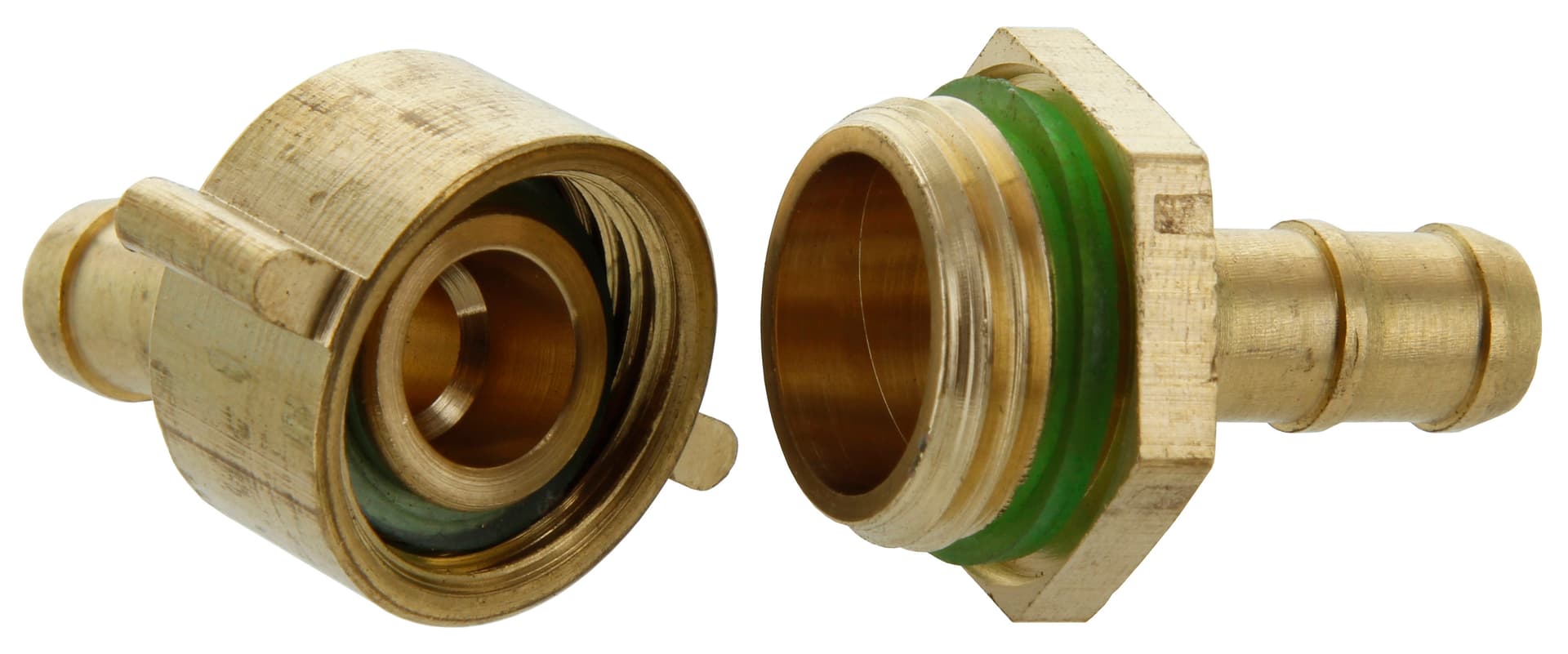 GIUNTATUBI OTTONE 3 PZ 1/4 X 10 MM*- 10,0 confezione - 2
