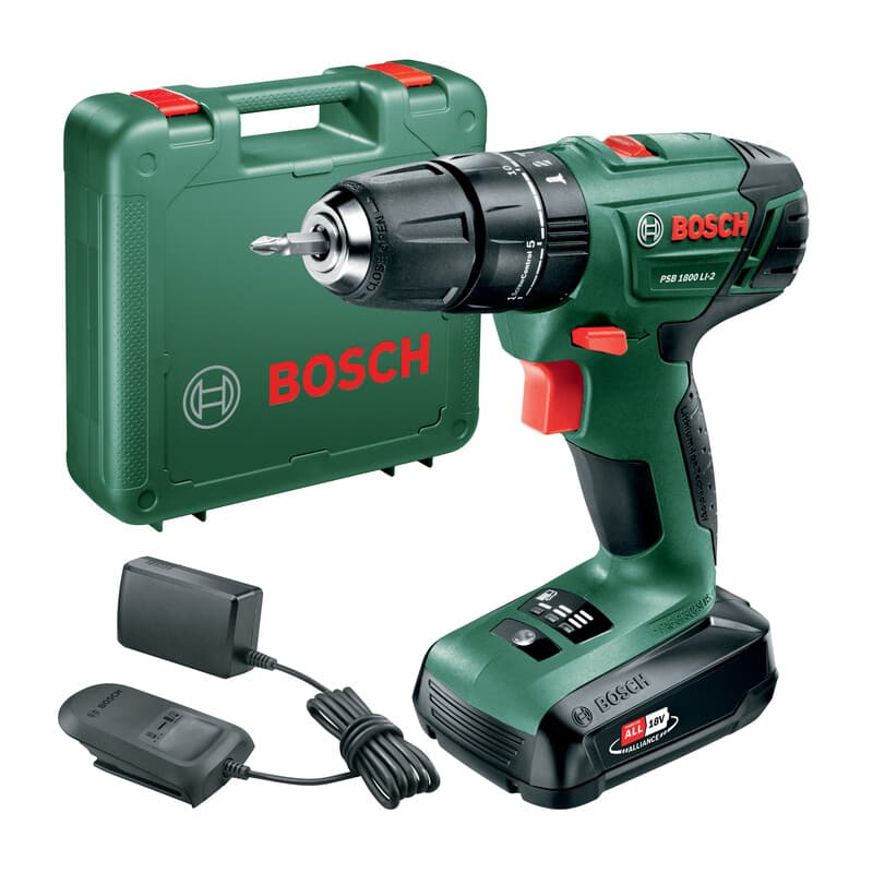 BOSCH-V 18VP TRAPANO 1 BATT.1,5Ah PSB 1800 LI-2 KIT- 1,0 pz - 2