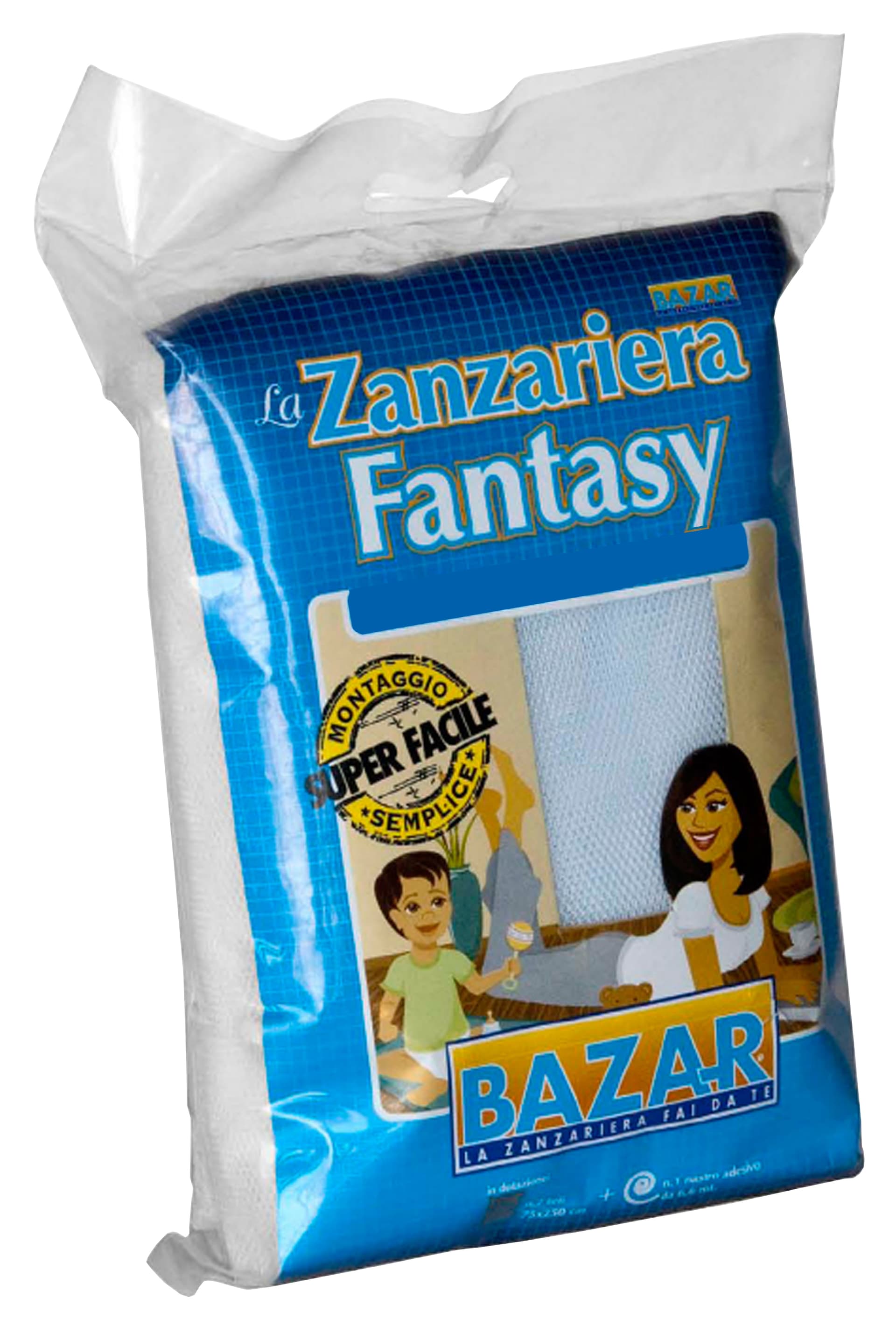 ZANZARIERA POLIESTERE BALCONE 2 PZ 75X250 CM BIAN- 10,0 pz - 2