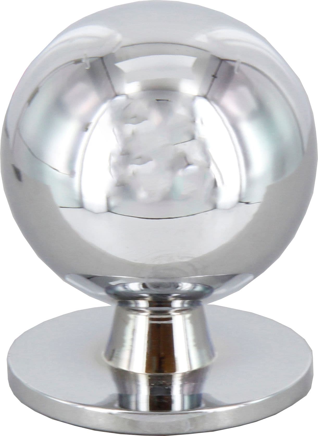 Pomolo Ottone 2172 2003 Ø 20 mm Tornito Cromo Luc Cafim 25 Pezzi - 2
