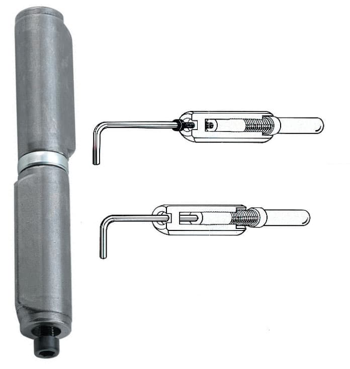 CERNIERA CON COSTA  258 REGOLABILE 22X150 MM- COMBI ARIALDO- 18,0 pz - 2