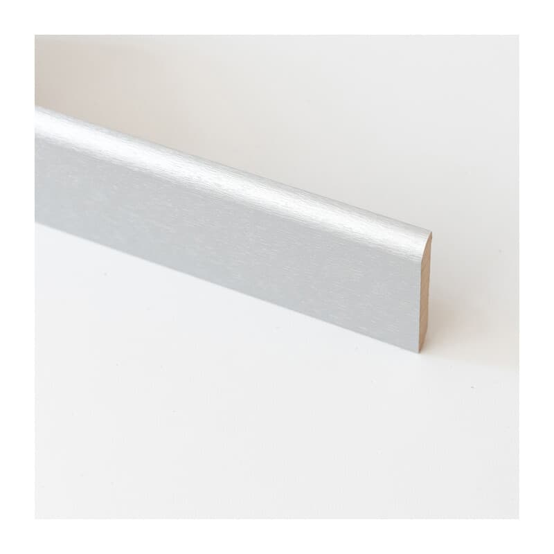 BATTISCOPA  70X10 MM MDF 240 CM ALLUMINIO- 10,0 pz - 2