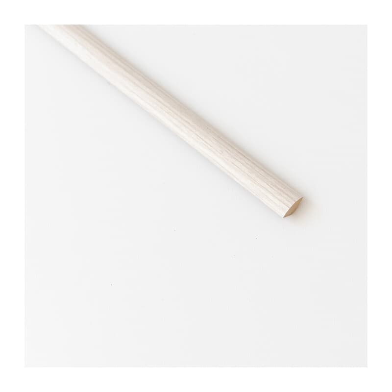 QUARTO DI TONDO 14X14 MM MDF 240 CM ROVERE SBIANCATO- 5,0 pz - 2