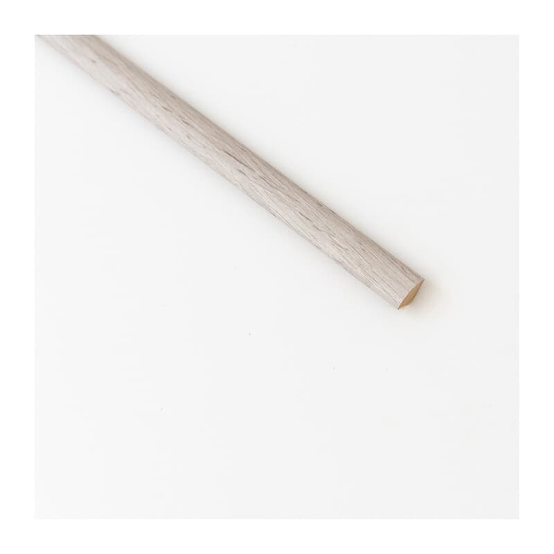 QUARTO DI TONDO 14X14 MM MDF 240 CM ROVERE GRIGIO- 5,0 pz - 2