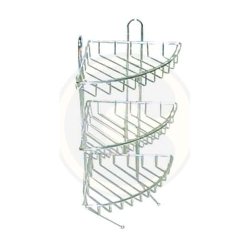 ANGOLIERA PER DOCCIA 3 RIPIANI CROMO DFW0225*- ARREDARE NO PROBLEM- 6,0 pz - 2