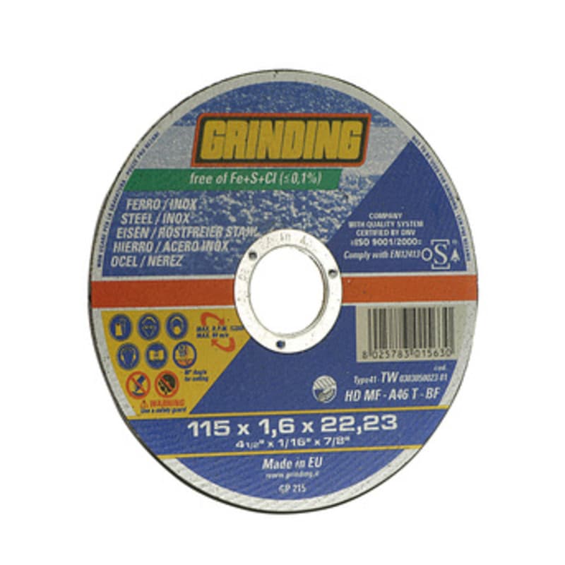 GRINDING DISCO FERRO 115X1,6 HDMF- SAINT GOBAIN ABRASIVI- 10,0 pz - 2