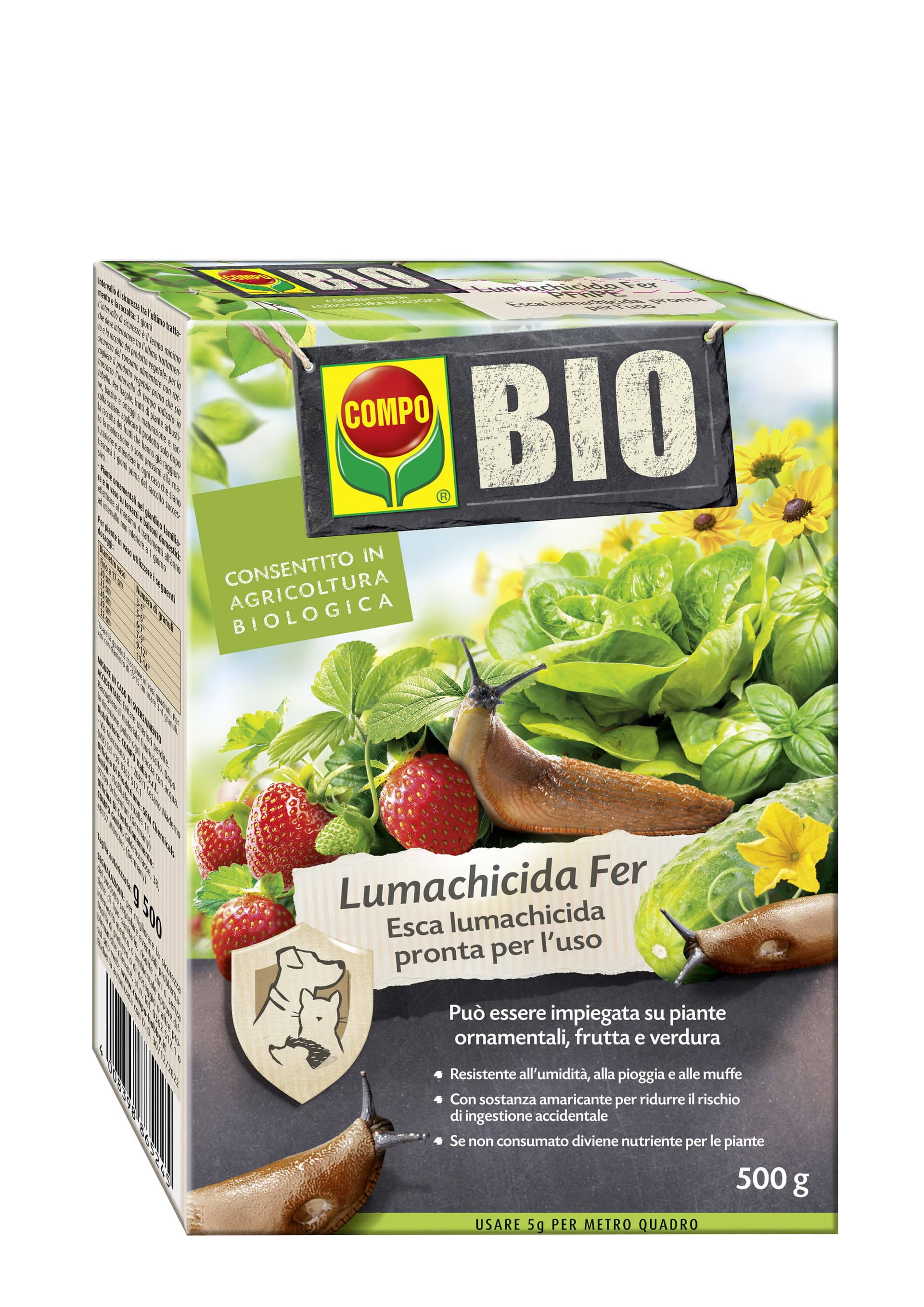 GESAL LUMACHICIDA NATURALE 500 G- 1,0 pz - 2