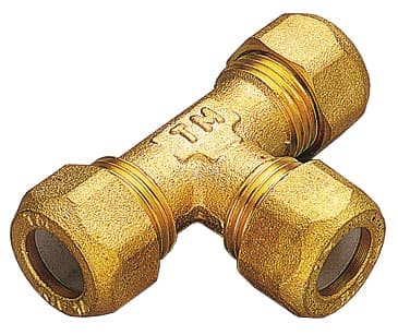 TEE OTTONE TRE BICONI 14X1/2- TIEMME- 5,0 pz - 2