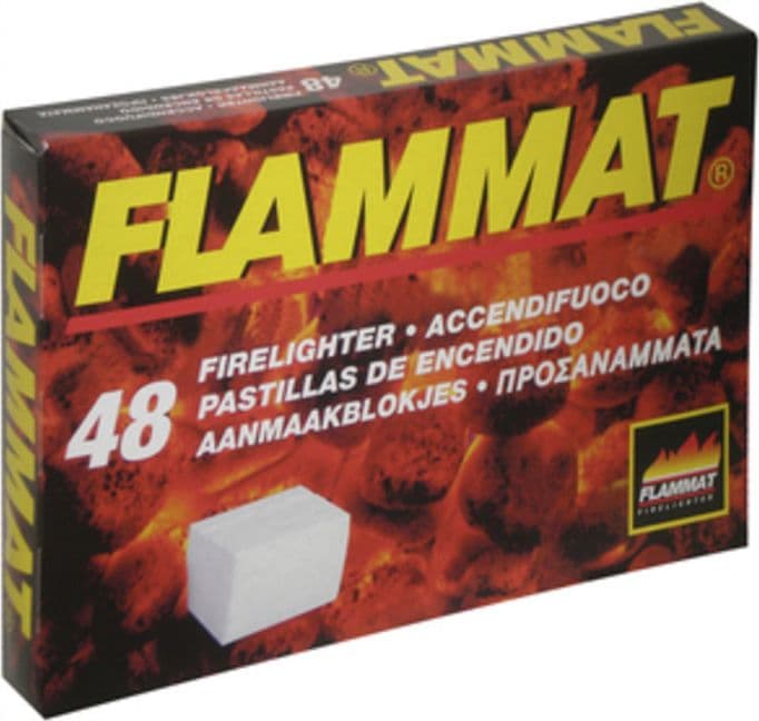 Accendifuoco 48 Cubi Flammat Senza Odore Sgradevole Brucia Quasi Senza - 2