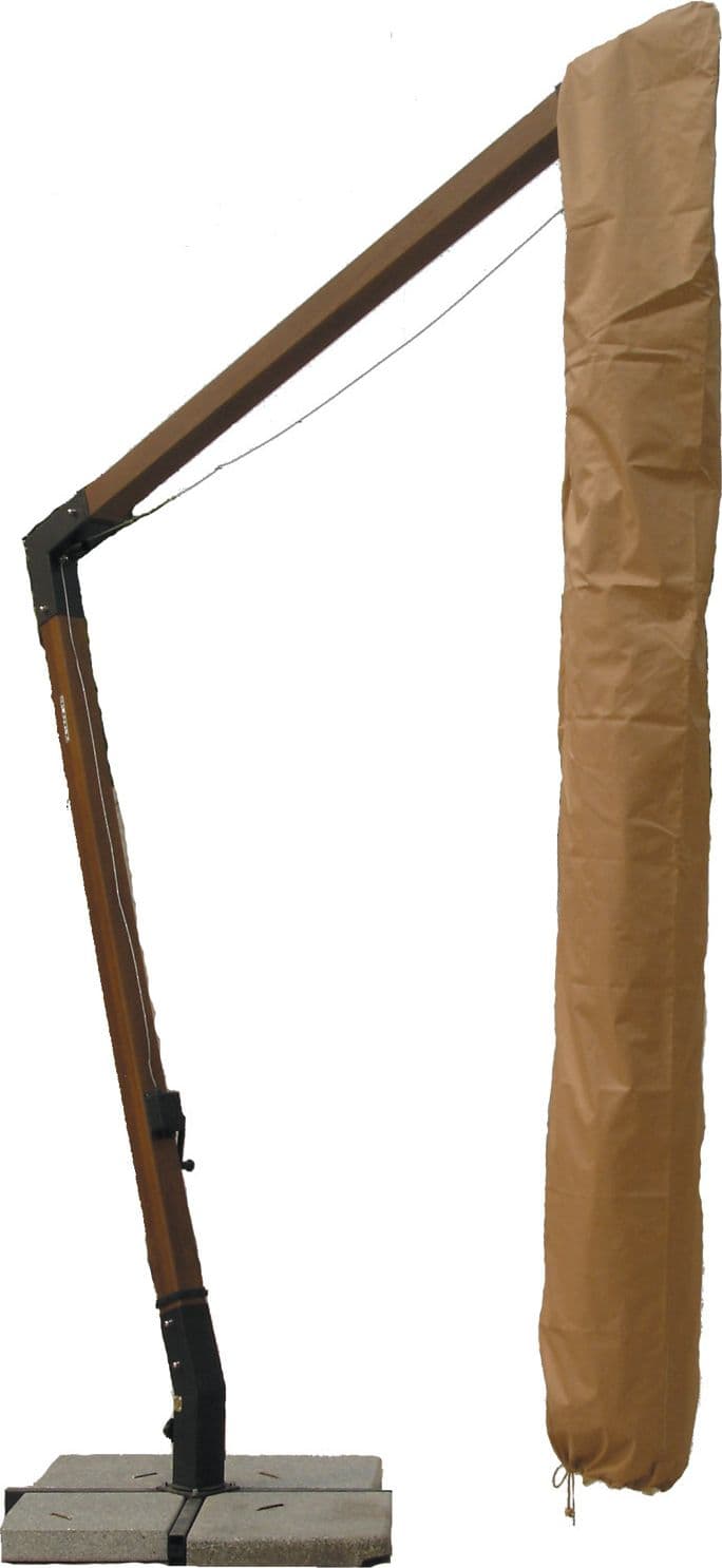Custodia Khaki per Ombrelloni Decentrati 3 x 3 m Colore Ecru Resistente - 3