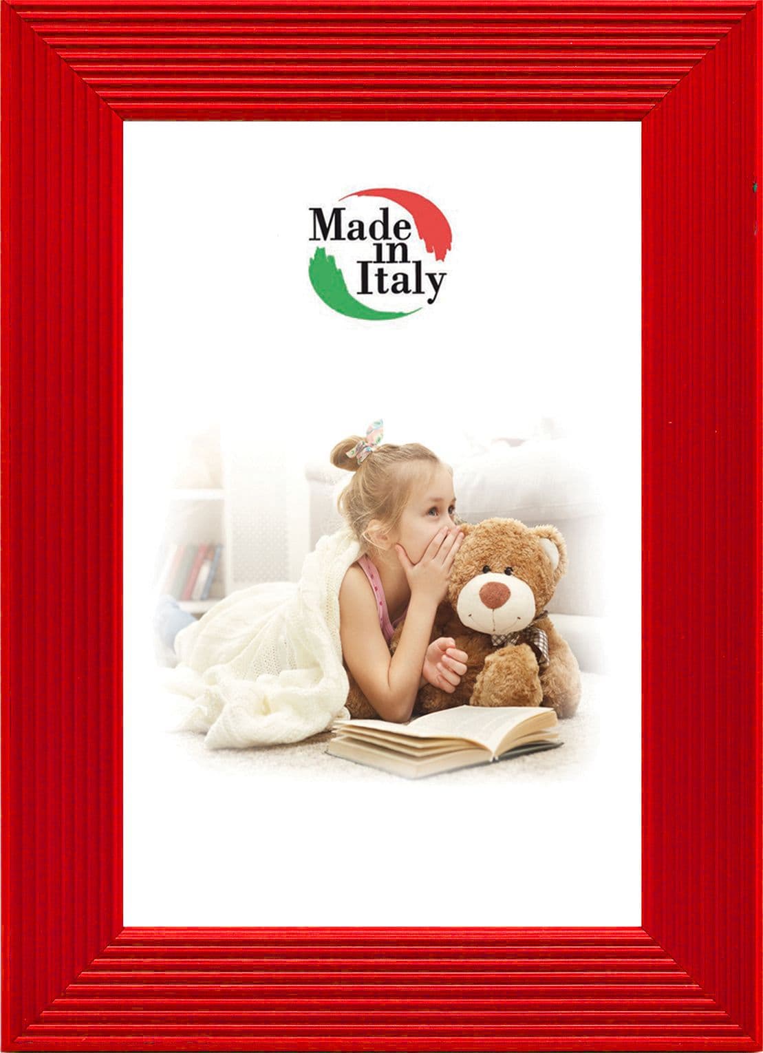 Cornice per Quadri Look 21 x 29,7 A4 Rosso 14 Pezzi - 2