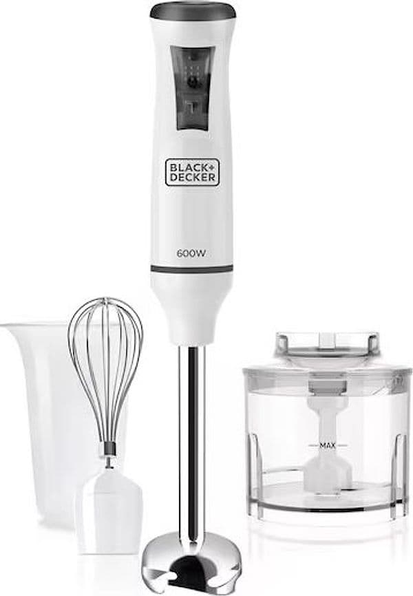 Frullatore ad Immersione 600W con Accessori – Black&Decker
