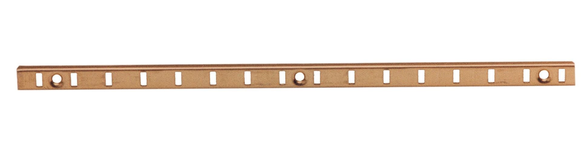 Cremagliera Acciaio Ottonato 9 x 5 mm da 2 m 10 Pezzi - 2