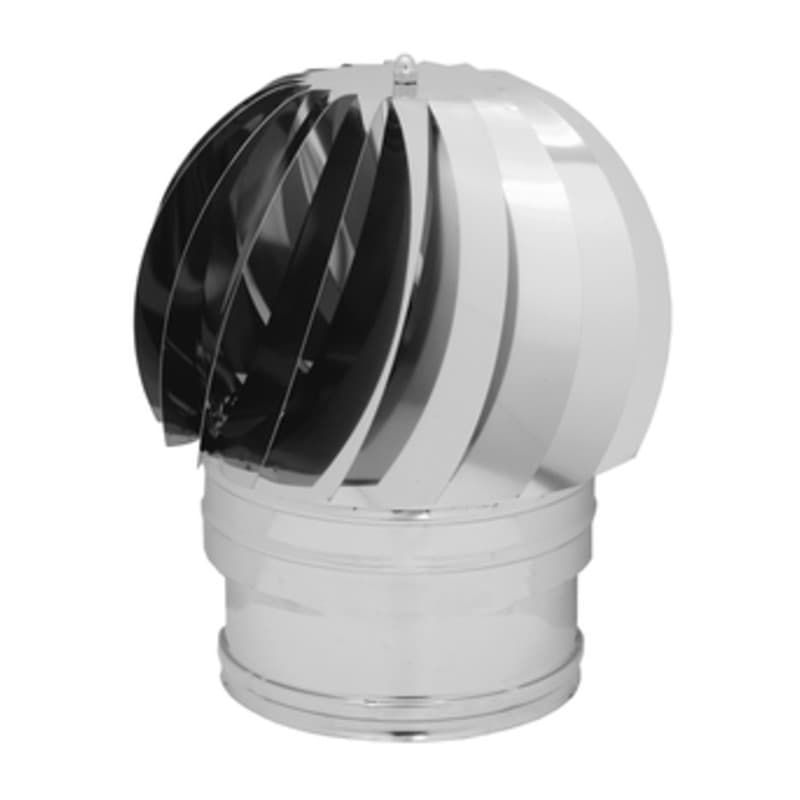 FUMAIOLO TURBO INOX AISI 304 C/CUSCINETTI D 30 CM- 1,0 pz - 2