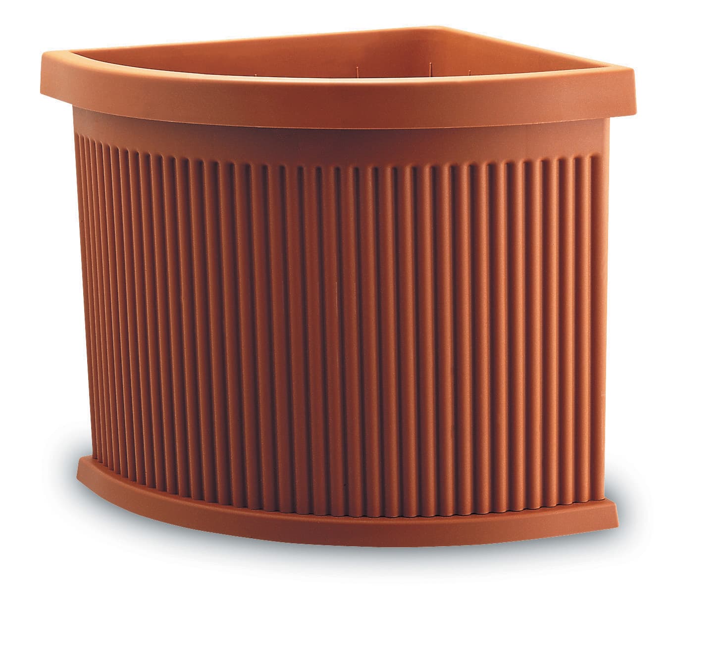 VASO IN PLASTICA IONIO CON SOTTOVASO- 1,0 pz - 2