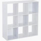 LIBRERIA CUBO  9 91XH91 CM BIANCO- 1,0 pz - 2