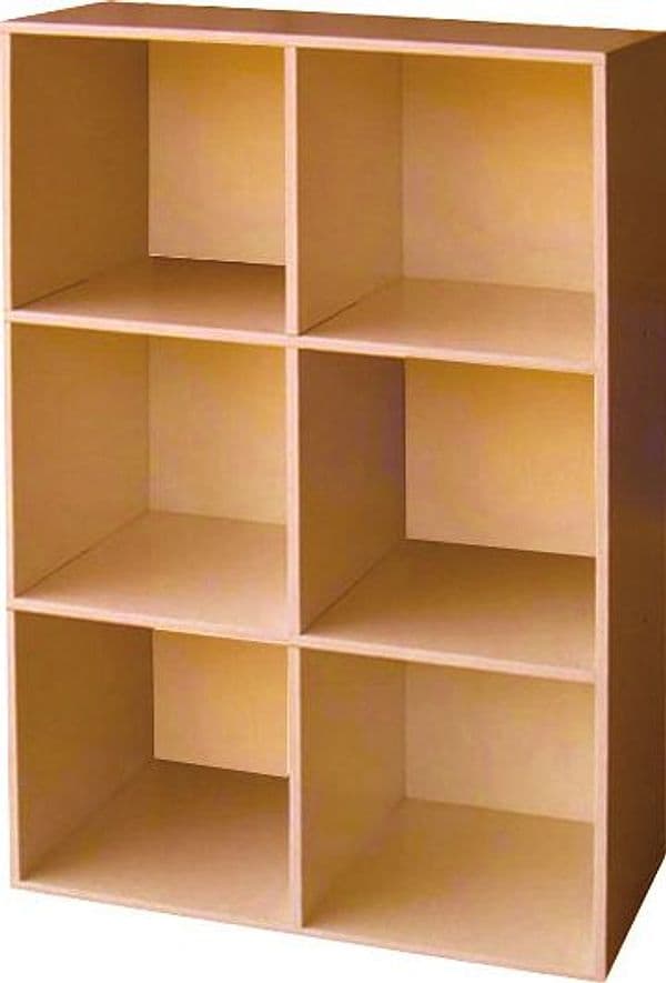 Libreria Cubo 6 61XH91 Cm Ciliegio - 2