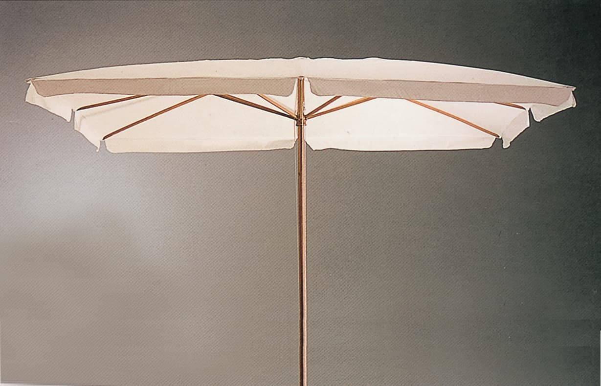 C OMBRELLONE IN LEGNO PALO 48 300X400 CM BIANCO- 1,0 pz - 2