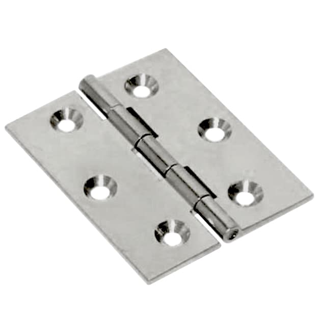 CERNIERA FRESATA PIANA NICHEL SATIN 30X25 MM- 24,0 pz - 2