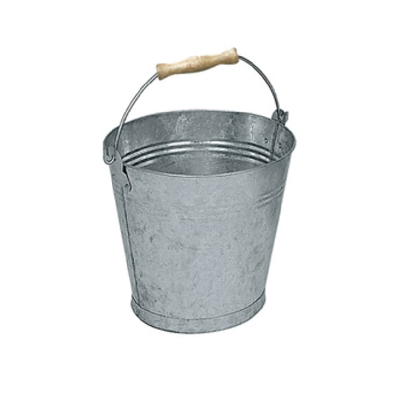 SECCHIO ZINCATO 15 L D 30XH29 CM 1,08 KG- 10,0 pz - 2