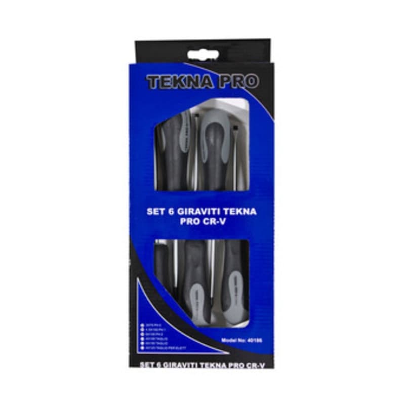 CACCIAVITE TEKNA PRO SET 6 PZ- CHINA T MAX 6044- 1,0 confezione