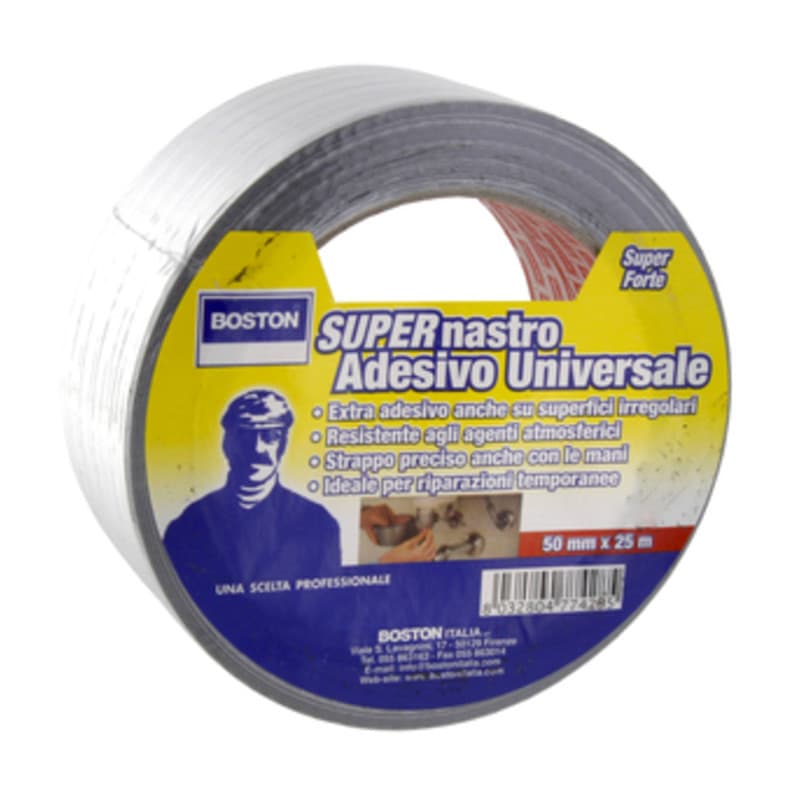 BOSTON SUPER NASTRO AMERICANO 50MMX25M SILVER- BOSTON ITALIA- 1,0 pz - 2