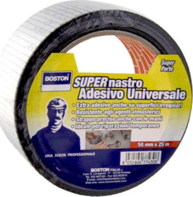 Nastro Americano 50MMX25M Nero Boston Super Boston Italia - 2