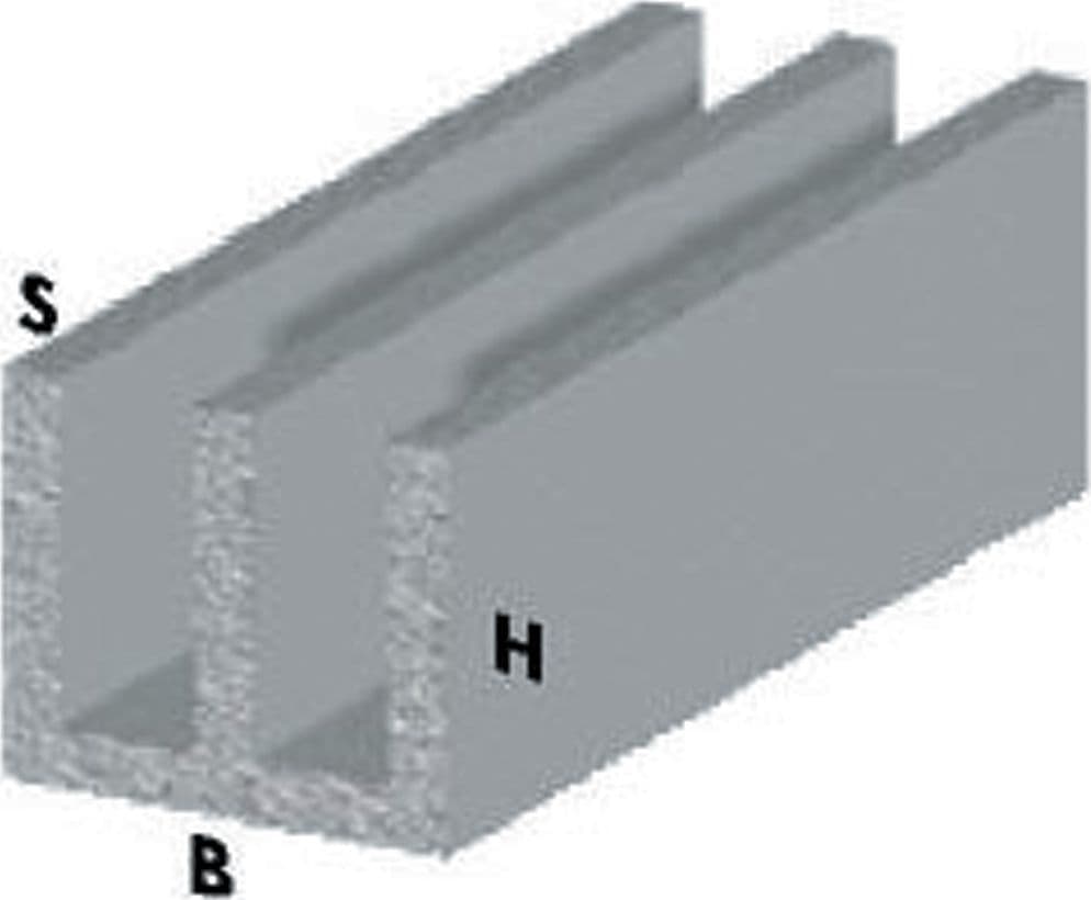 Profilo Cromo H 100 cm Canalino Uu 20 x 18 x 1 mm Arcansas 5 Pezzi - 2