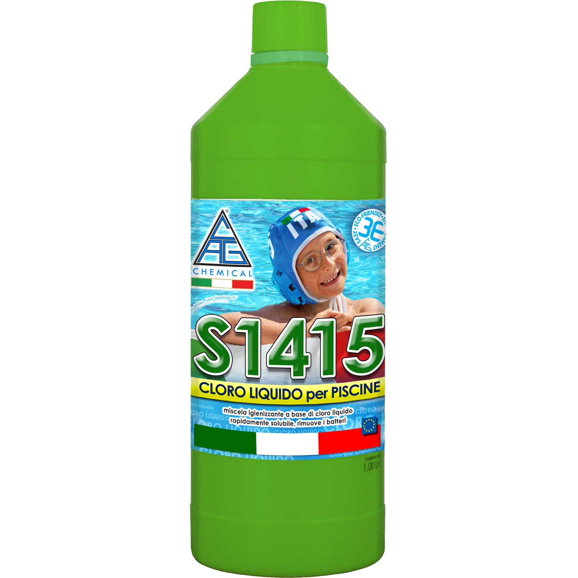 CLORO PER PISCINA LIQUIDO S1415   1 KG- 12,0 pz - 2