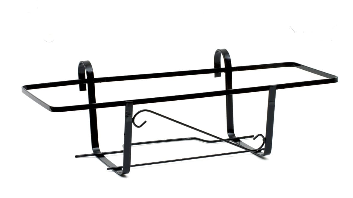 FIORIERA DA BALCONE TIPO NAPOLI 40 CM NERO- 10,0 pz - 2