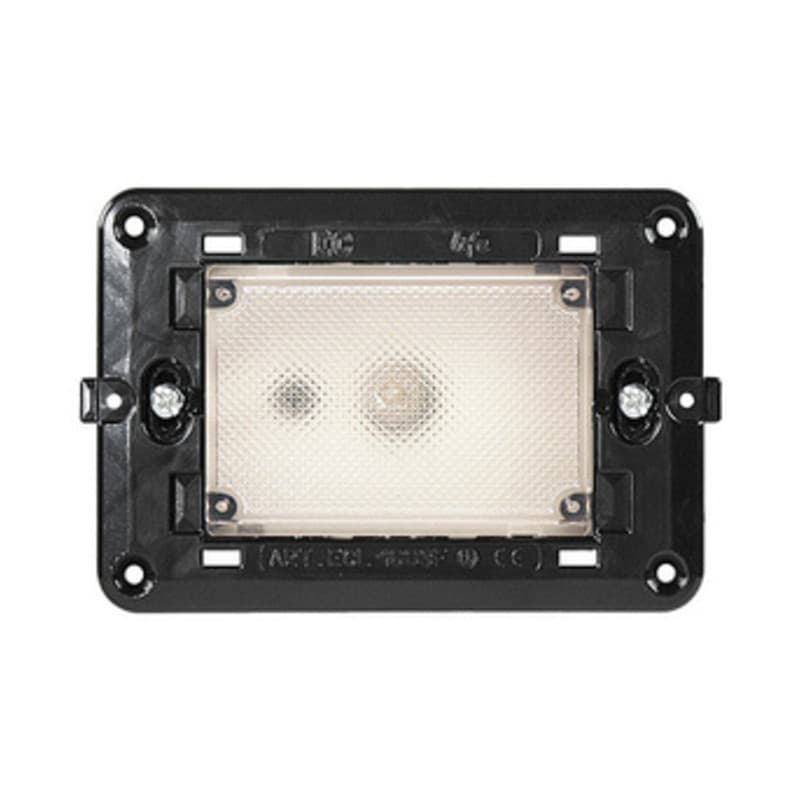 LIFE ART.4060 LAMPADA FISSA DI EMERGENZA NERO- ELETTROCANALI- 1,0 pz - 2