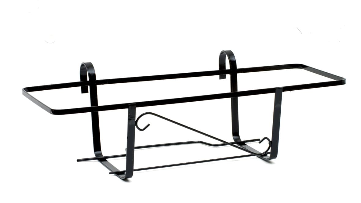 FIORIERA DA BALCONE TIPO NAPOLI 50 CM NERO- 10,0 pz - 2